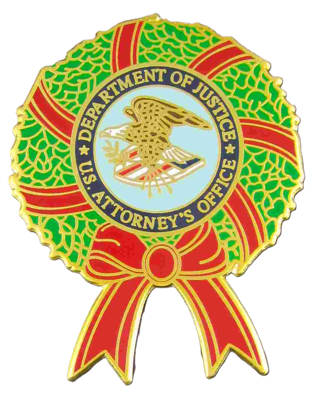 米国連邦検事局　U.S. Attorney’s Office バッジ（グリーン） U.S. Attorney | Discover U.S. Attorney — Museum of U.S. Probation